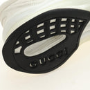 GUCCI Gucci Run Sneakers Leather White Auth 190306M-15