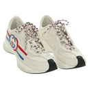GUCCI Gucci Run Sneakers Leather White Auth 190306M-1