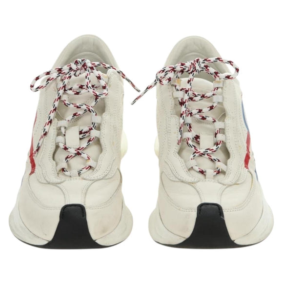 GUCCI Gucci Run Sneakers Leather White Auth 190306M