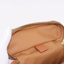 CELINE Macadam Canvas Hand Bag PVC Leather Brown Gold Auth 190308A-17