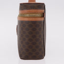 CELINE Macadam Canvas Hand Bag PVC Leather Brown Gold Auth 190308A-4