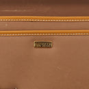 GUCCI Micro GG Supreme Attache Case Hand Bag PVC Beige Gold Auth 190309-16