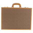 GUCCI Micro GG Supreme Attache Case Hand Bag PVC Beige Gold Auth 190309-2
