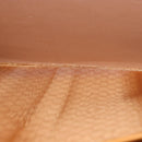 GUCCI Micro GG Supreme Attache Case Hand Bag PVC Beige Gold Auth 190309-24