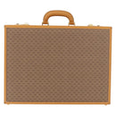 GUCCI Micro GG Supreme Attache Case Hand Bag PVC Beige Gold Auth 190309-3