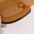 GUCCI Micro GG Supreme Attache Case Hand Bag PVC Beige Gold Auth 190309-7