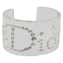 Christian Dior Bangle plastic Clear Auth 190314-1