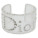 Christian Dior Bangle plastic Clear Auth 190314-2