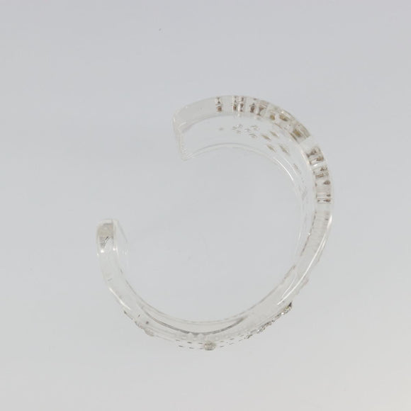 Christian Dior Bangle plastic Clear Auth 190314