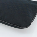 GUCCI GG Canvas Shoulder Bag Black Gold 169947 Auth 190317A-15
