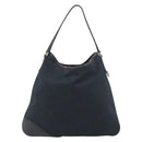 GUCCI GG Canvas Shoulder Bag Black Gold 169947 Auth 190317A-2