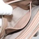 Miu Miu Matelasse Chain Shoulder Bag Leather 2way Pink Silver Auth 190321A-24