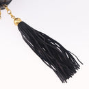 CHANEL Matelasse Chain Shoulder Bag Patent Leather Black Gold CC Auth 190323-9