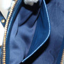 Miu Miu Hand Bag Leather 2way Blue Gold Auth 190326M-25