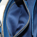 Miu Miu Hand Bag Leather 2way Blue Gold Auth 190326M-27