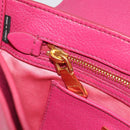 Miu Miu Shoulder Bag Leather Pink Gold Auth 190333A-23