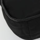 PRADA Shoulder Bag Nylon Black Silver Auth 190337A-15