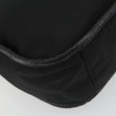 PRADA Shoulder Bag Nylon Black Silver Auth 190337A-17