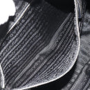 PRADA Shoulder Bag Nylon Black Silver Auth 190337A-24