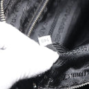PRADA Shoulder Bag Nylon Black Silver Auth 190337A-11