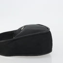 PRADA Shoulder Bag Nylon Black Silver Auth 190337A-4