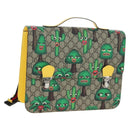 GUCCI GG Supreme Children's Sherry Line Backpack PVC Beige 410791 Auth 190338SAM-1