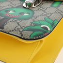 GUCCI GG Supreme Children's Sherry Line Backpack PVC Beige 410791 Auth 190338SAM-15