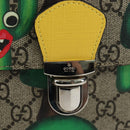 GUCCI GG Supreme Children's Sherry Line Backpack PVC Beige 410791 Auth 190338SAM-20