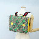 GUCCI GG Supreme Children's Sherry Line Backpack PVC Beige 410791 Auth 190338SAM-28