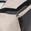 BALENCIAGA Navy Cabas M Tote Bag Canvas Leather Ivory Silver 339933 Auth 190340-10