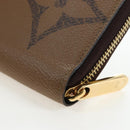 LOUIS VUITTON Monogram Giant Reverse Zippy Long Wallet M69353 LV Auth 190341M-11