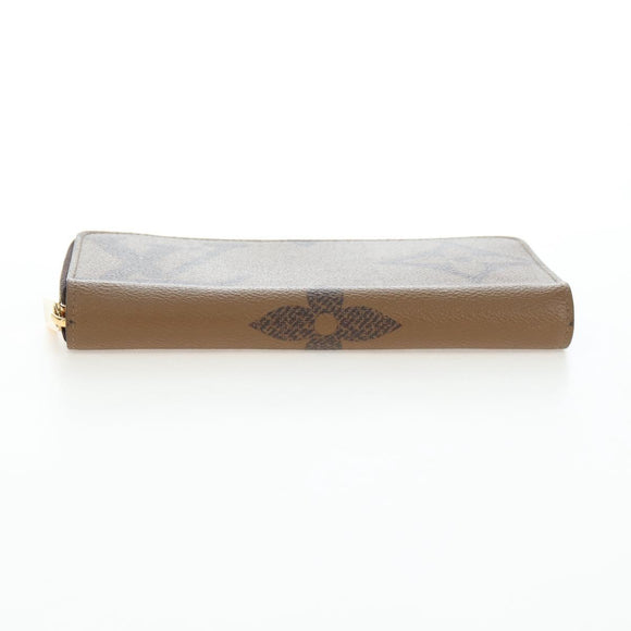 LOUIS VUITTON Monogram Giant Reverse Zippy Long Wallet M69353 LV Auth 190341M