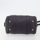 GUCCI GG Canvas Guccissima Boston Bag Leather Purple Gold 269876 Auth 190349A-5