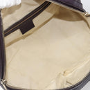 GUCCI GG Canvas Guccissima Boston Bag Leather Purple Gold 269876 Auth 190349A-11