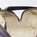 GUCCI GG Canvas Guccissima Boston Bag Leather Purple Gold 269876 Auth 190349A-21