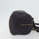 GUCCI GG Canvas Guccissima Boston Bag Leather Purple Gold 269876 Auth 190349A-3