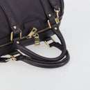 GUCCI GG Canvas Guccissima Boston Bag Leather Purple Gold 269876 Auth 190349A-7