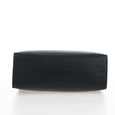 PRADA Shoulder Bag Leather Black Gold Auth 190350V-6