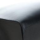 PRADA Shoulder Bag Leather Black Gold Auth 190350V-17