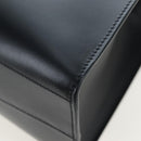 PRADA Shoulder Bag Leather Black Gold Auth 190350V-18