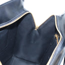 PRADA Shoulder Bag Leather Black Gold Auth 190350V-23