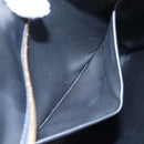 PRADA Shoulder Bag Leather Black Gold Auth 190350V-24