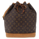 LOUIS VUITTON Monogram Noe Shoulder Bag M42224 LV Auth 190352A-13