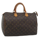 LOUIS VUITTON Monogram Speedy 35 Hand Bag M41524 LV Auth 190354-1