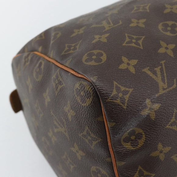 LOUIS VUITTON Monogram Speedy 35 Hand Bag M41524 LV Auth 190354