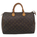 LOUIS VUITTON Monogram Speedy 35 Hand Bag M41524 LV Auth 190354-13