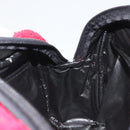 Christian Dior Hand Bag Pile Red Auth 190355A-18
