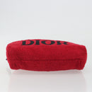Christian Dior Hand Bag Pile Red Auth 190355A-9