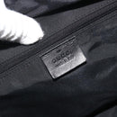GUCCI GG Canvas Hand Bag Black Gold 92734 Auth 190358A-15