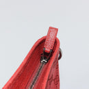 GUCCI GG Canvas Shoulder Bag Red Silver 113013 Auth 190359-10